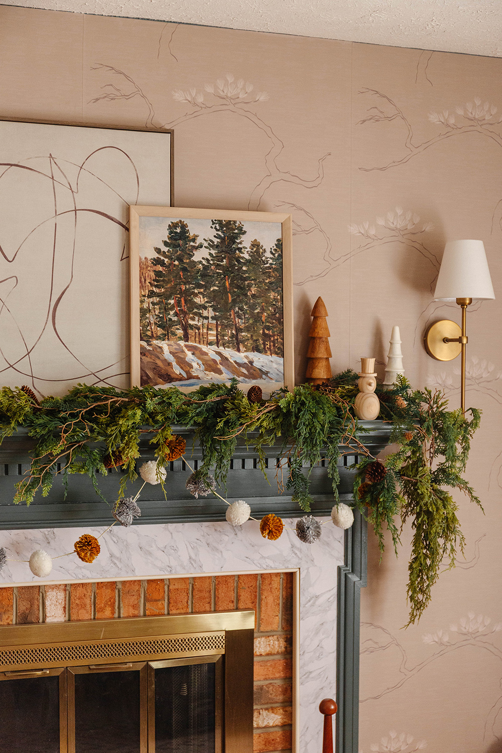How To Decorate Your Wintertime Mantel